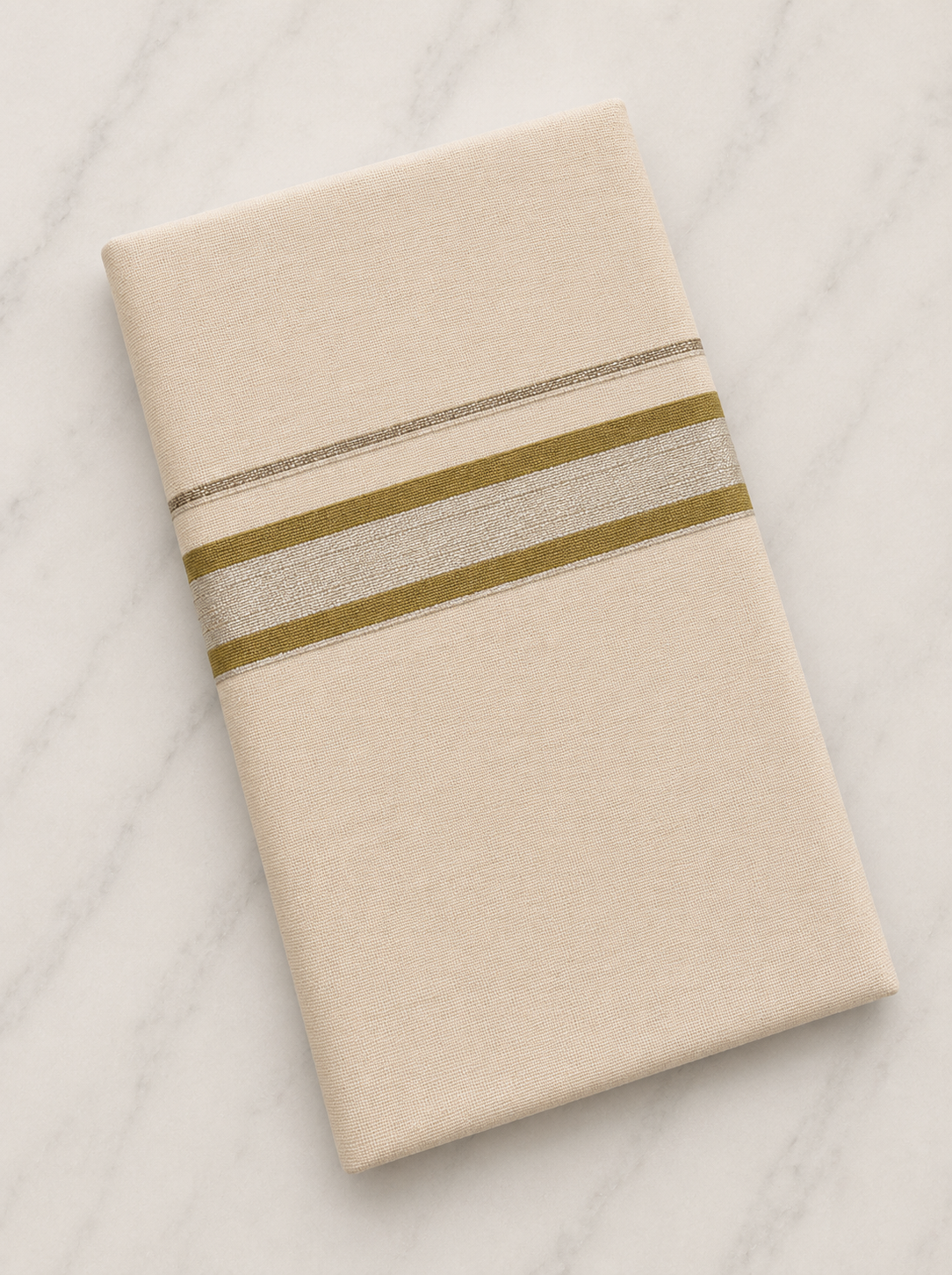 Gold and Silver Zari-Off White Handloom Dhothi