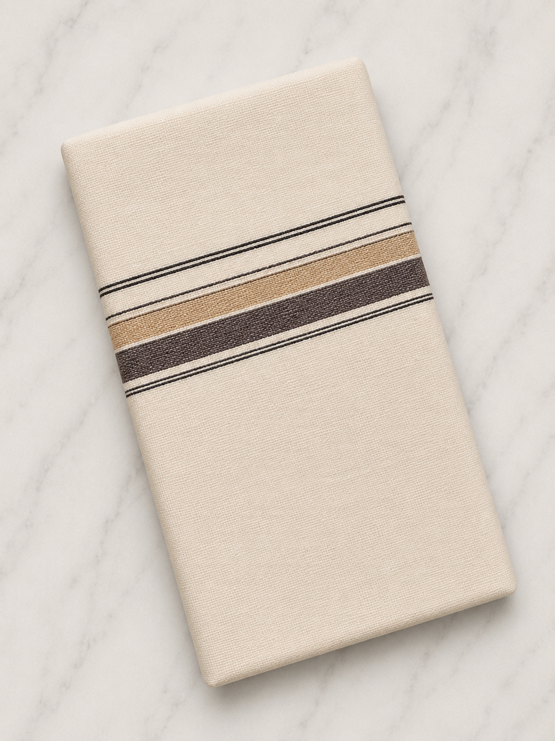 Gold and Peach Zari-Off White Handloom Dhothi